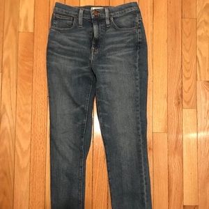 Madewell High Rise Slim Boy Jean